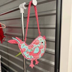 Sassy Petsaks Pink and Blue Printed Girls Shoulder Bag